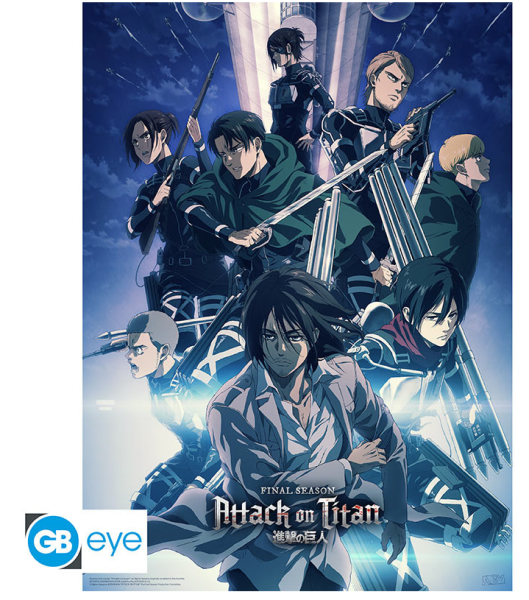[POSTER] Attack on Titan - Version 1 - 52x38 - Chibi