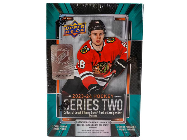 [ENG] 2023/24 Upper Deck Series 2 Hockey – 4-Pack Blaster Box