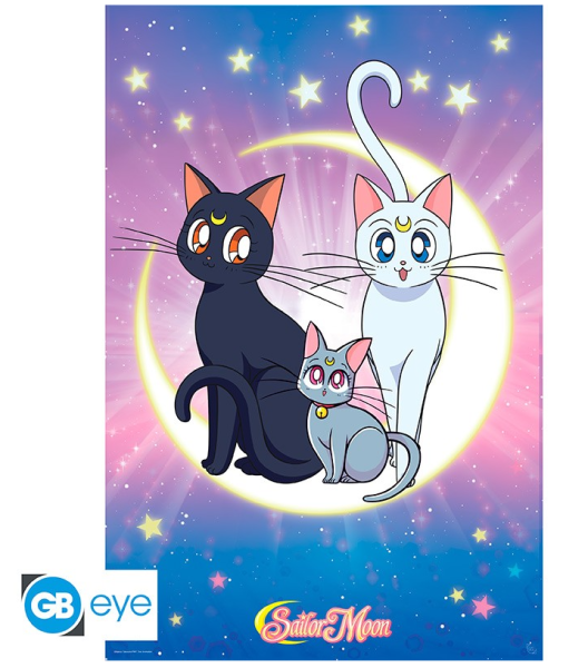 [POSTER] Sailer Moon - Luna, Artemis & Diana - Maxiposter (91,5x61)