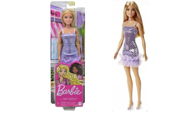 Barbie Puppe mit Glitzerkleid