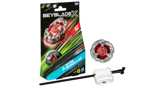 Beyblade X Scythe Incendio 4-60 T Starter Pack Set