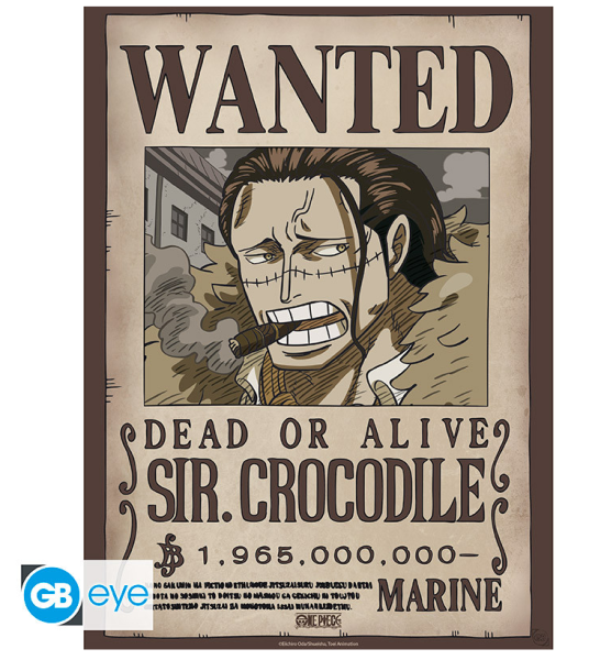 [POSTER] One Piece - Wanted Crocodile - 52x38 - Chibi