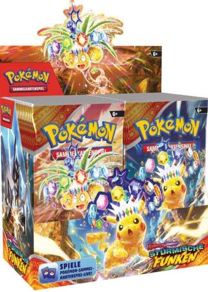 [DEU] Pokemon - Karmesin & Purpur - Stürmische Funken - Display