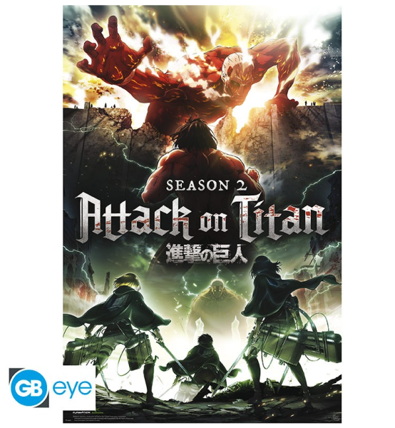 [POSTER] Attack on Titan - Key Art - Maxiposter (91,5x61)