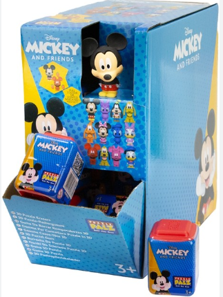Mickey and Friends - 3d Puzzle Erazer Blind Box