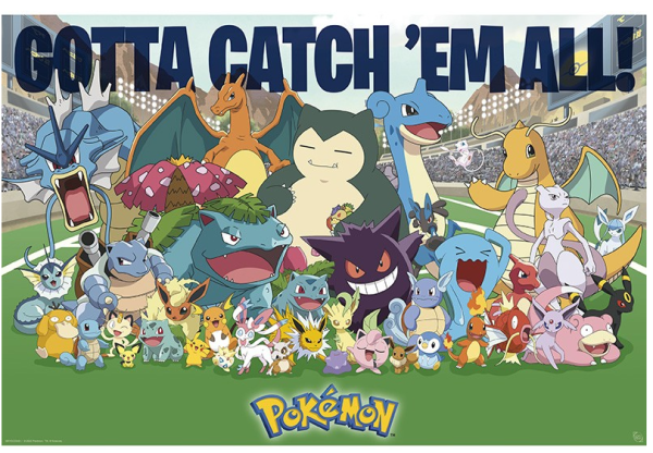 [POSTER] Pokemon - All Time Favorites - Maxiposter (91,5x61)