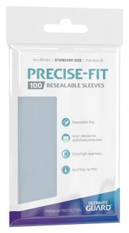 Precise-Fit Sleeves Resealable Standard Size Transparent (100)