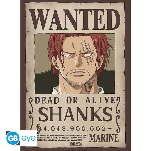 [POSTER] One Piece - Poster Chibi 52x38 - Wanted Shanks