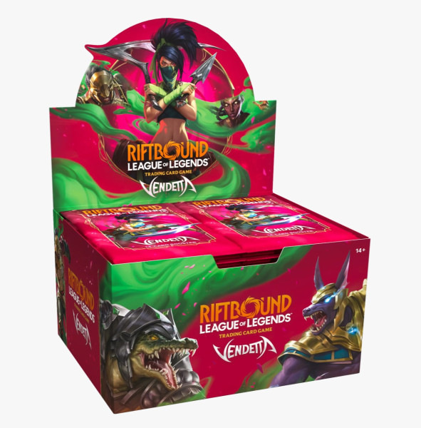 [ENG] Riftbound League of Legends Vendetta Booster Box (Maximale Bestellmenge 2 Displays)