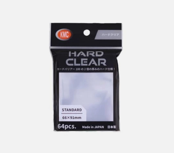 [Zubehör] KMC Hard Sleeves Clear Standart Size 64 Stück 66x91