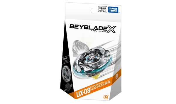 BEYBLADE X – UX-08 Starter Silberwolf 3-80FB