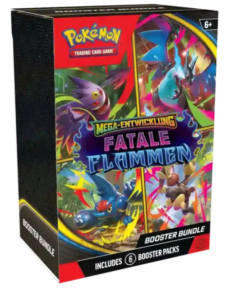 [DEU] Pokemon Mega Entwicklung Fatale Flammen Booster Bundle