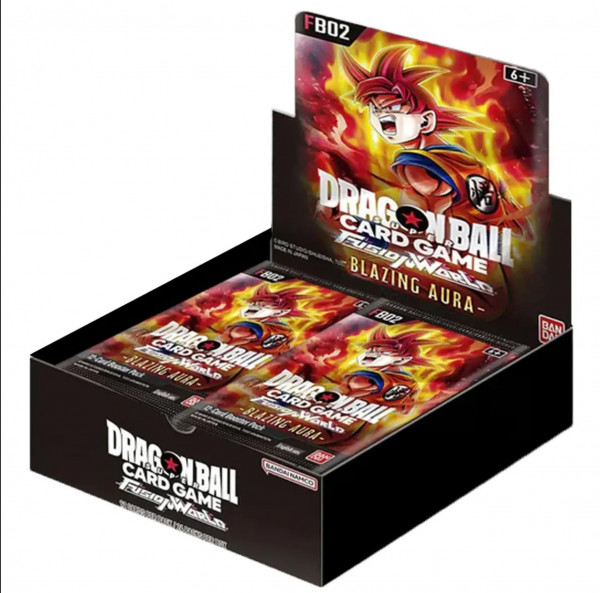 Dragon Ball Super Card Game – FB02 Fusion World Blazing Aura Display EN