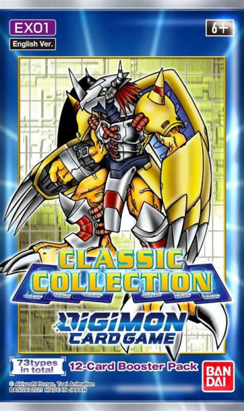Ein Digimon Classic Collection Blooster - Englisch
