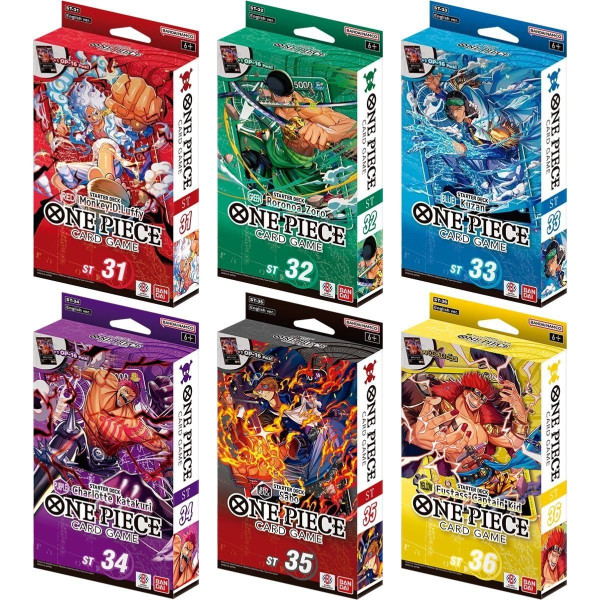 [ENG] One Piece - Starter Deck ST31-ST36 Auswahl (Max Bestellmenge Je Deck 2x)