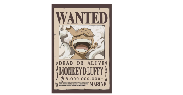 [POSTER] One Piece - Wanted Luffy Wano (91,5x61)