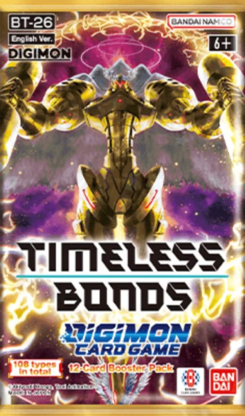 [ENG] Digimon Card Game Timeless Bonds BT26 Booster Pack