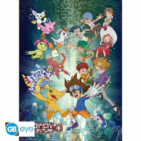 [POSTER] Digimon - Poster Chibi 52x38 - Digi World