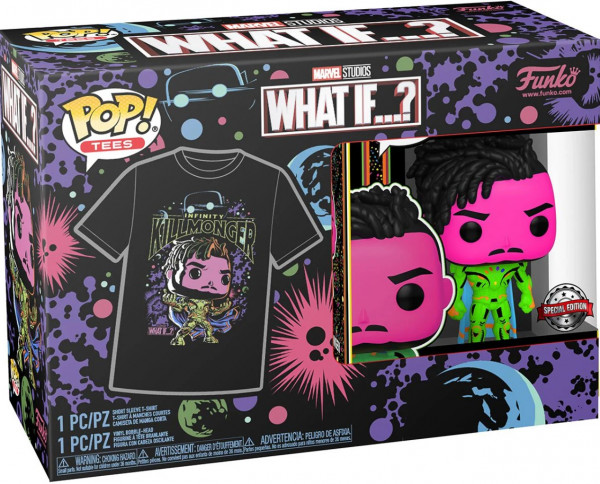 Funko Pop! What if? Tshirt Collection + Figur