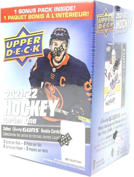 [ENG] 2021/22 Upper Deck Series 1 Hockey – 6-Pack Blaster Box