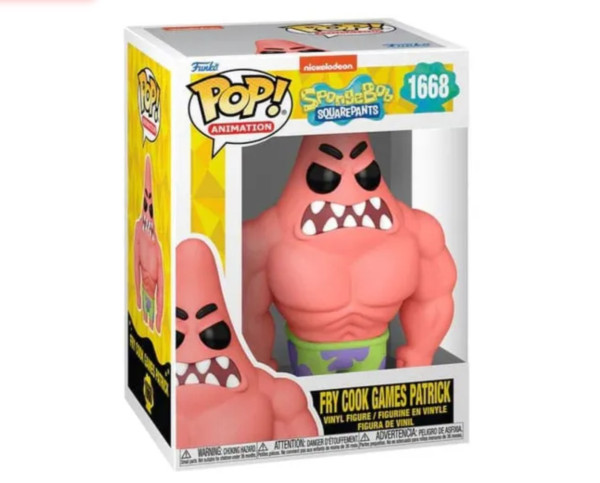 [Figuren] Funko POP! Vinyl Spongebob Schwammkopf 1668 Fry Cook Games Patrick