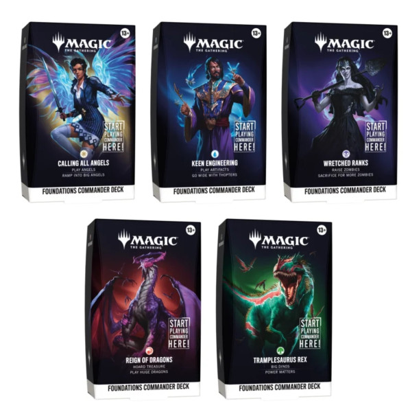 [ENG] Magic The Gathering Foundations Commander Deck (Auswahl)