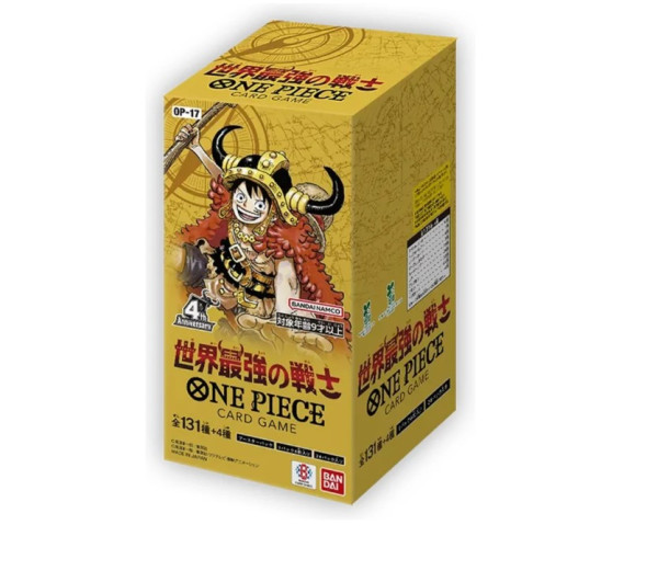 [JAP] One Piece OP17 The Worlds Strongest Warriors Booster Box