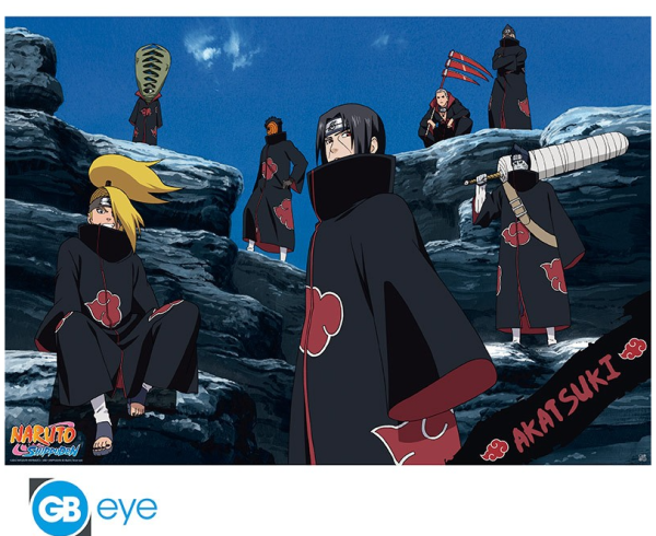 [POSTER] Naruto Shippuden - Akatsuki - Maxiposter (91,5x61)