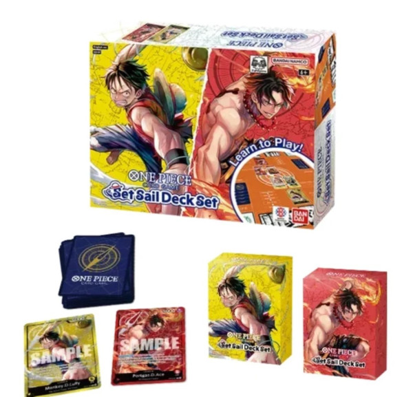 [ENG] One Piece SD01 Set Sail Deck Set
