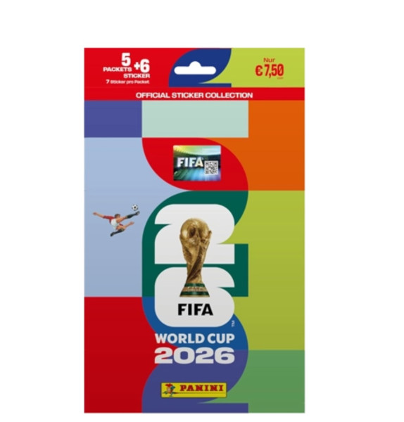 [Sport] Panini WM 2026 Sticker Collection 5 Packets + 6 Sticker
