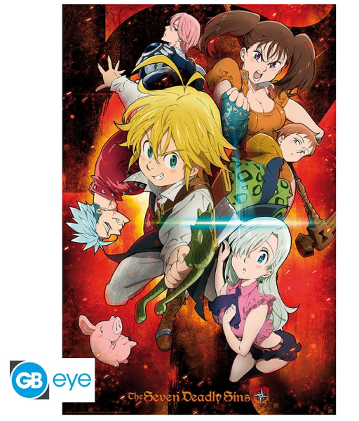 [POSTER] The Seven Deadly Sins - Characters - Maxiposter (91,5x61)