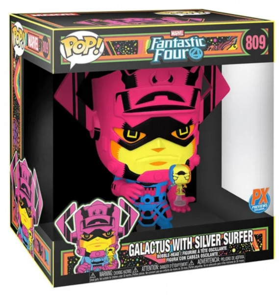 Funko Pop! Fantastic Four 809 Galactus with silver surfer JUMBO