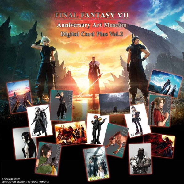 [ENG] Final Fantasy VII Anniversary Art Museum Digital Card+ Vol. 2