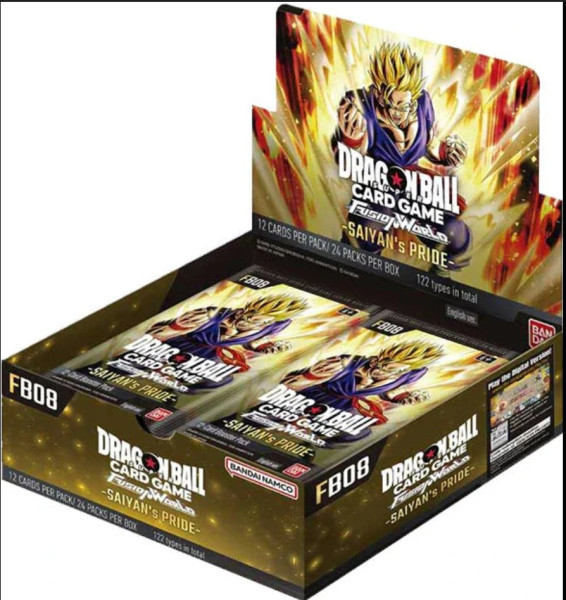 [ENG] Dragon Ball FB08 - Saiyan's Pride - Booster Display
