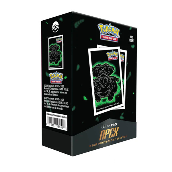 [Zubehör] Ultra Pro Neon Kanto 105ct APEX Deck Protector Sleeves Venusaur