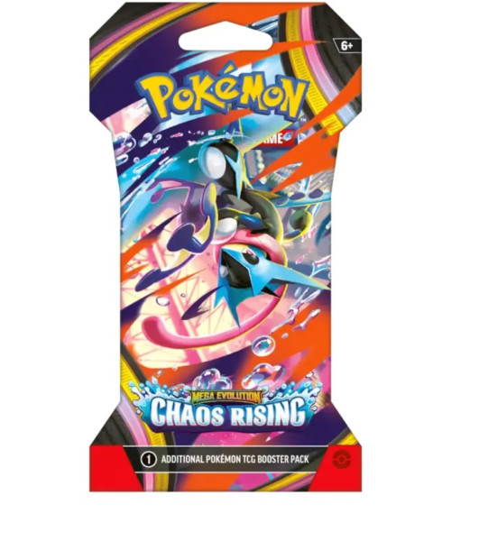 [ENG] Pokémon Mega Evolution Chaos Rising - Sleeved Booster
