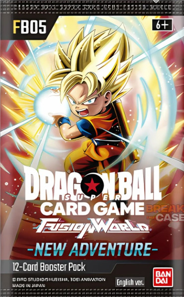 Dragon Ball Super Card Game – FB05 Fusion World - New Adventure - Booster