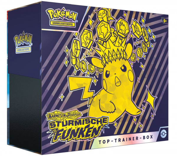 Pokemon Stürmische Funken Top Trainer Box (Vorverkauf)