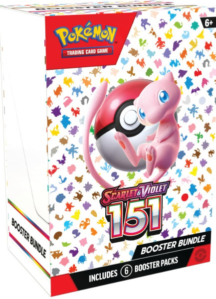 [DEU] Pokemon 151 Booster Bundle - 6 Booster (Maximale Bestellmenge 2 Stück)