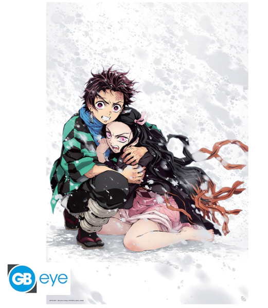 [POSTER] Demon Slayer - Tanjiro & Nezuko Snow - Maxiposter (91,5x61)