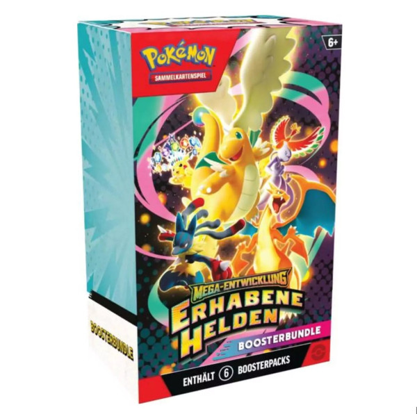 [DEU] Pokemon Mega Entwicklung Erhabene Helden Booster Bundle