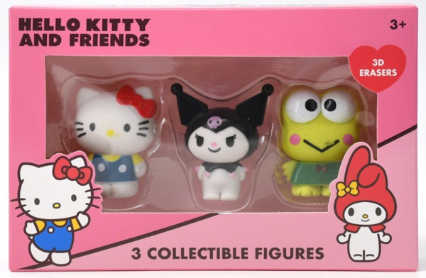 Hello Kitty - 3D Radiergummi 3-Pack