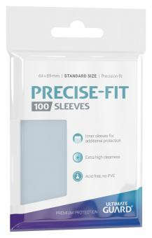 Precise-Fit Sleeves Standard Size Transparent (100)