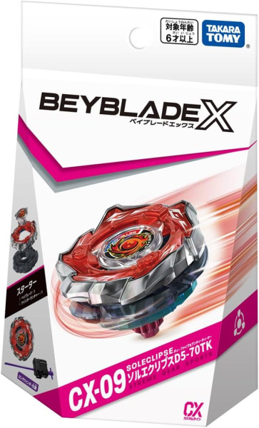 Beyblade X - Takara Tomy - CX-09 Starter Sol-Eclipse D5-70TK