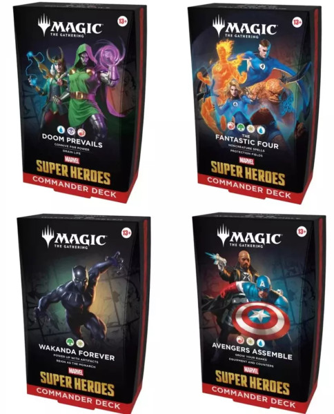 [ENG] Magic the Gatering Marvel Super Heroes Commander Deck - Auswahl