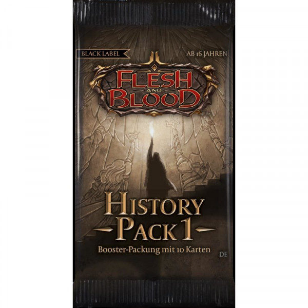 Flesh & Blood TCG - Booster History Pack 1 - Black Label - Deutsch