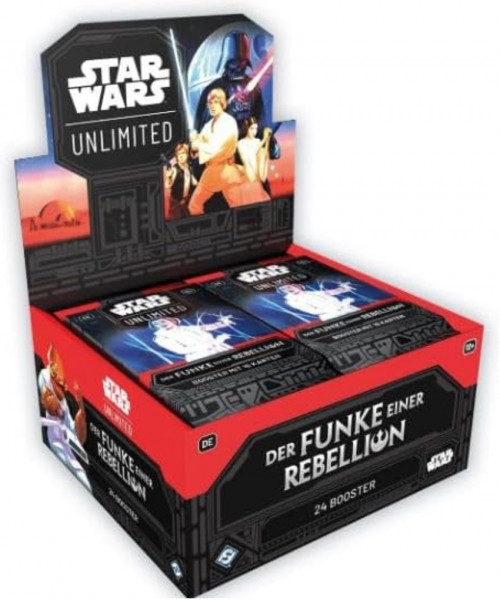 FFG - Star Wars: Unlimited - Spark of Rebellion Booster Display (24 Booster) - Deutsch