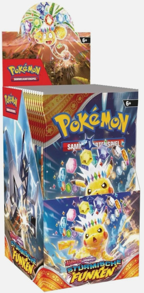 [DEU] Pokemon - Karmesin & Purpur - Stürmische Funken - 18er Display