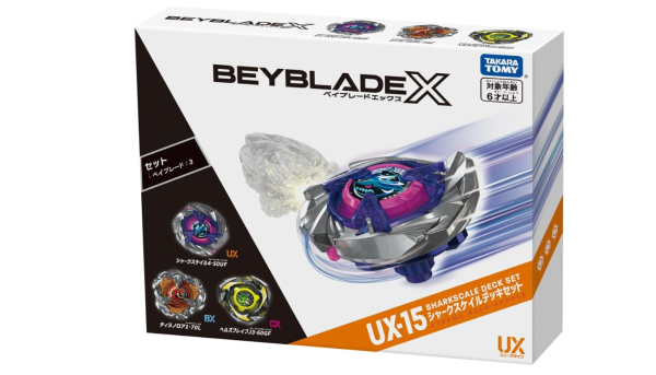 Beyblade X - Takara Tomy - UX-15 „Shark Scale“ Deck-Set
