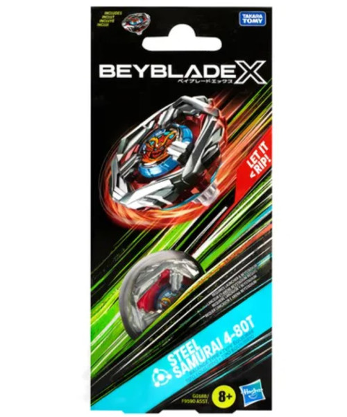 Beyblade X Steel Samurai 4-80T Booster Pack Set